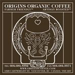 Origins Organic Coffee - Farmer Friendly - Artisan Roasted - Roasters of Organic Fairly-Traded and Estate Coffees (since 1999)